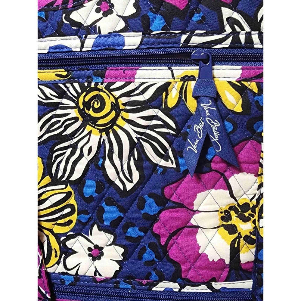 Vera Bradley African Violet Hanging Organizer Quilted Floral Trvl Bag 11026-165 - Picture 5 of 7